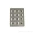 Flat-Keys Keyboard, Suitable for Self-Service Terminal, 12 Corrosion-Proof Stainless Keypad
